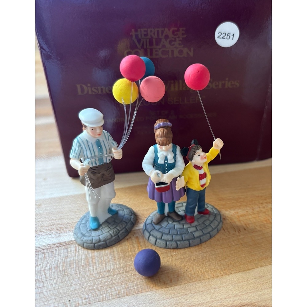 Department 56 Disney Parks Village Series "Balloon Seller" w/ box